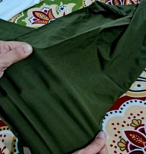 3 piece olive dress