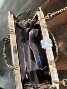 Elegant Clutch with Chain Strap