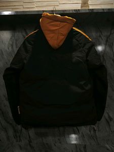 Men's Black &amp; Yellow Padded Jacket