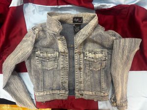 y2k Acid Wash Denim Jacket