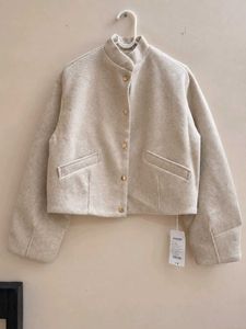 Champagne Beige cropped jacket