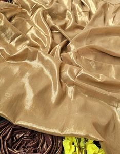 Elegant Gold Shimmer Hijab