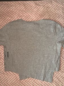 Gray Graphic Print T-Shirt