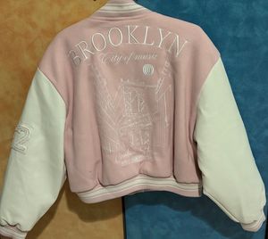 Pink Varsity Jacket