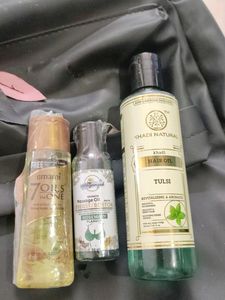 Khadi Tulsi Hair Oil, Massage Oil, Emam