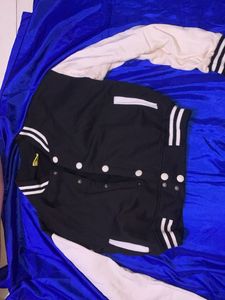 VARSITY BOMBER CROPPED JACKET