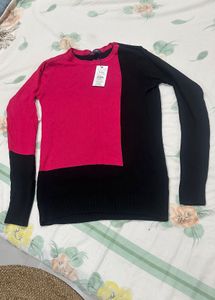 Completely New Color Block Long Sleeve Top