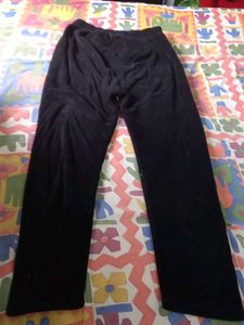 Comfortable Black Velour Pants