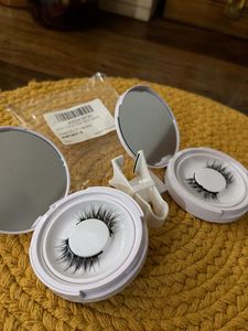 magnetic false 2 Lashes Kit with 1 Applicator