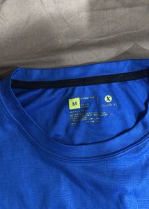 Men's Blue Athletic T-Shirt