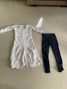 Elegant White Chikankari Kurta