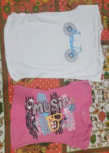 Girls' T-Shirt Bundle - Fun Prints!