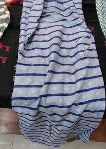 Blue Striped Ethnic Trousers