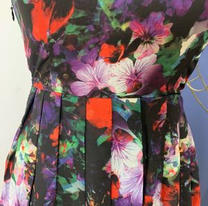 Floral Print Fit &amp; Flare Dress
