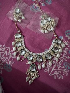 Combo of Unused Kundan Necklace Set with g