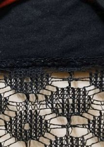 Elegant Black Lace Cardigan