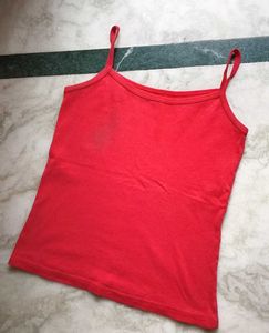 ♥️Vibrant Red Camisole Top for girls