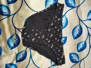 Women's Black Lace Trim Briefs