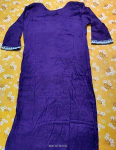 Elegant Blue Embroidered Kurta