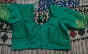 Mysore silk crepe saree with blouse