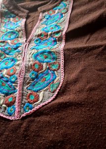 Embroidered Detail Casual Dress