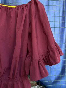 Off-Shoulder Ruffled Top