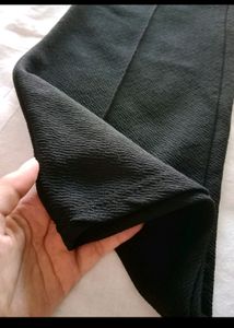 Black Bootcut Trousers