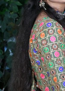 Multicolor Jhumki Earrings