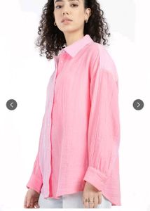 Color Block Relaxed Fit Shirt