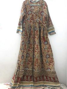 Kalamkari handblock Printed Cotton Maxi