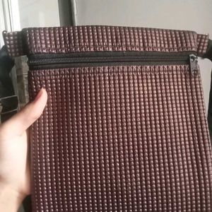 Textured Travel Pouch with Zipper