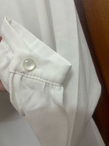 Elegant White Long Sleeve Blouse