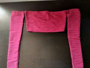 Pink Textured Top