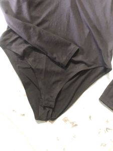 H&amp;M Black Long Sleeve Bodysuit
