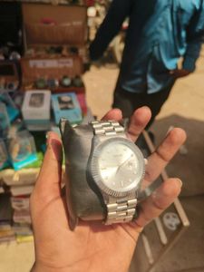 ROLEX WHITE WATCH