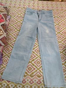 Light Wash Wide Leg Jeans