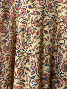Embroidered Blue Jacket with Yellow Kurta