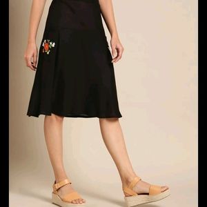 Dressberry Black Aline Skirt