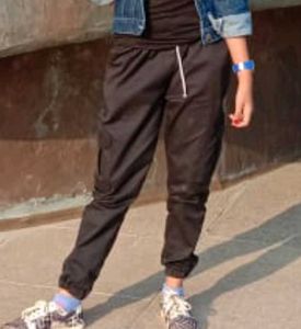 Black Cargo Joggers