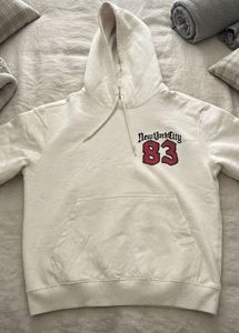 H&amp;M Regular fit Beige Hoodie "New York Co. 83"