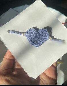 Handmade Heart Rakhi of 4 peace