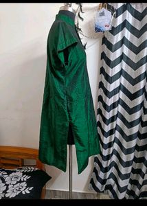 Plus Size Green Warm Kurti
