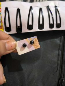 Devi Black Hair Pins - Pack of 12