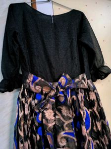 Black &amp; Blue Ethnic Gown 💙🖤