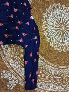 Blue printed Kurta