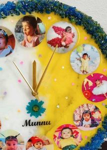 Personalized Baby Photo Wall Clock
