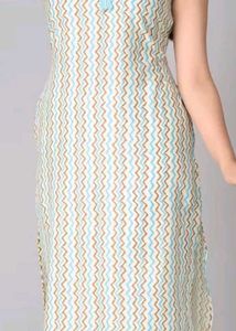 White And Sky Blue Kurti 💙