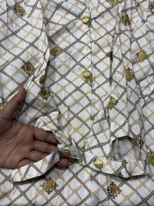 collar kurta stitched piece