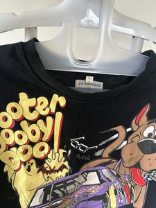 Black Cartoon Animated Sweatshirt