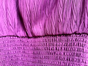 Women's Purple Embellished Bell Sleeve Top